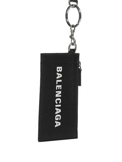 Shop Balenciaga Wallets In Black/l White