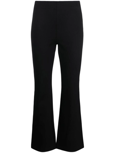 Shop Filippa K Flared Jersey Trousers Clothing In Black