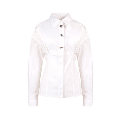 Shop K Krizia Shirt In White