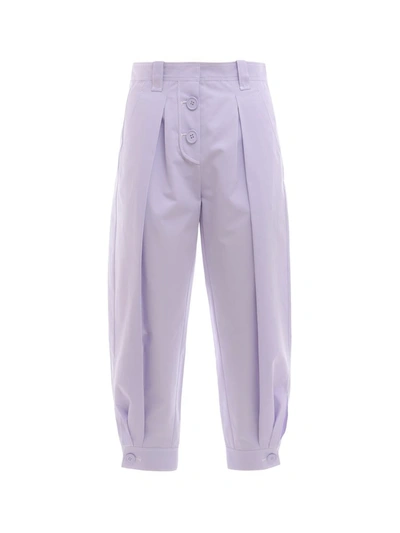 Shop K Krizia Trouser In Purple