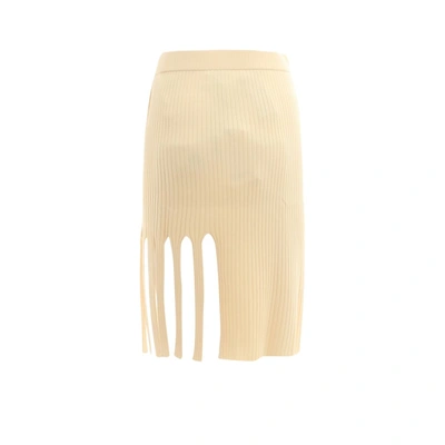 Shop K Krizia Skirt In Yellow