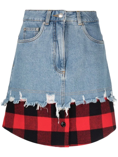 Shop Moschino Jeans Skirt Clothing In 4281