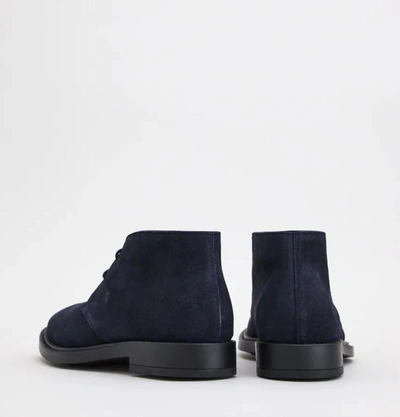 Shop Tod's Boots In Blue