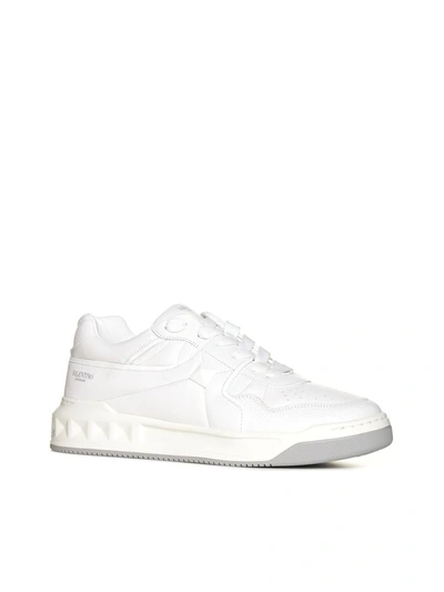 Shop Valentino Garavani Sneakers In Bianco Bianco Pastel Grey