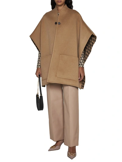 Shop Valentino Jackets In Camel