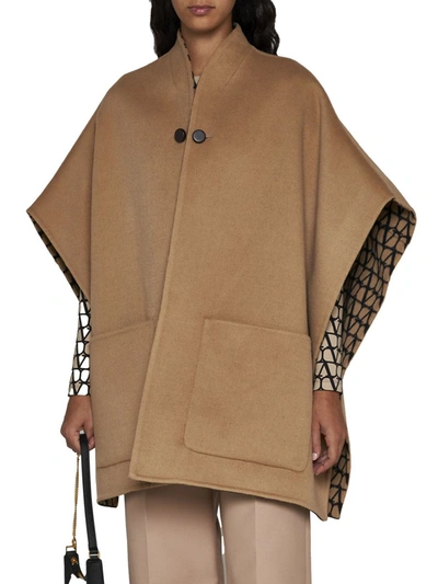 Shop Valentino Jackets In Camel