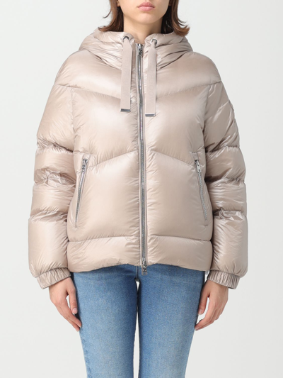 Shop Woolrich Jacket  Woman Color Yellow Cream