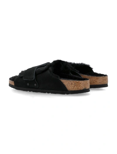 Shop Birkenstock Kyoto Shearling In Black