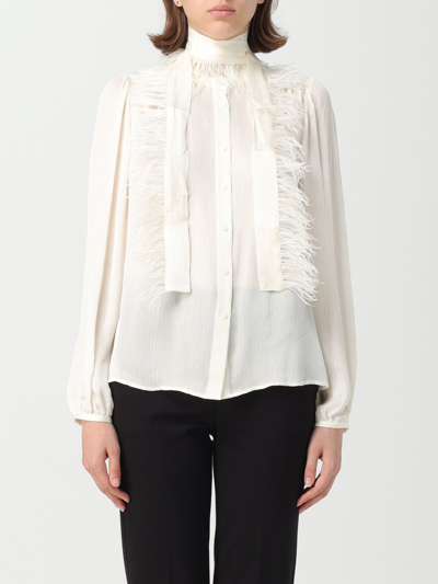 Shop Twinset Shirt  Woman Color Ivory