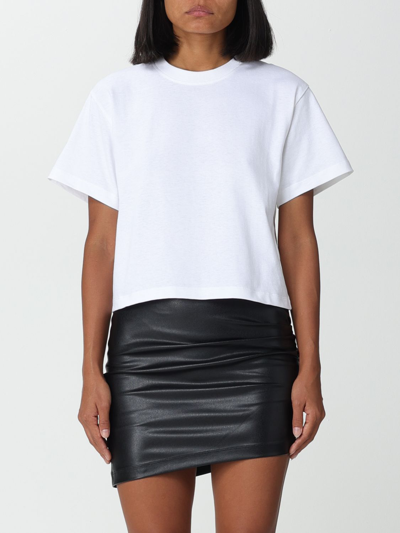 Shop Helmut Lang T-shirt  Woman Color White