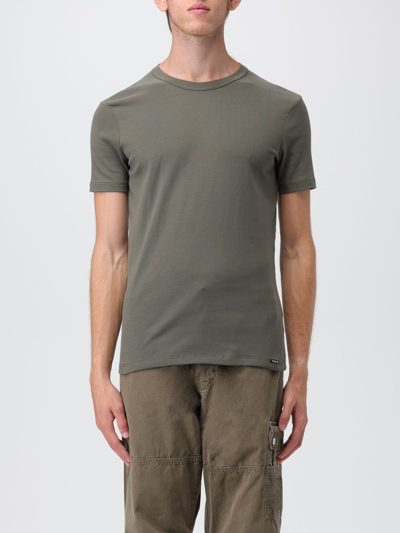 Shop Tom Ford T-shirt  Men Color Military