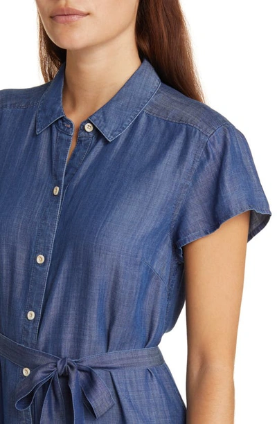 Tommy Bahama Mission Beach Indigo Midi Shirtdress In Mid Sun Wa