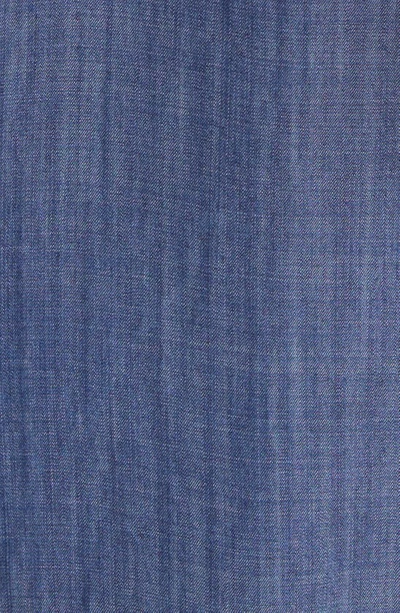 Tommy Bahama Mission Beach Indigo Midi Shirtdress In Mid Sun Wa