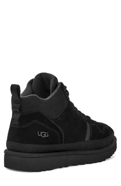 Ugg Highland High Top Heritage Hiking Boot In Black Suede