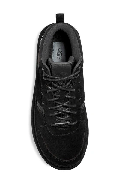 Ugg Highland High Top Heritage Hiking Boot In Black Suede