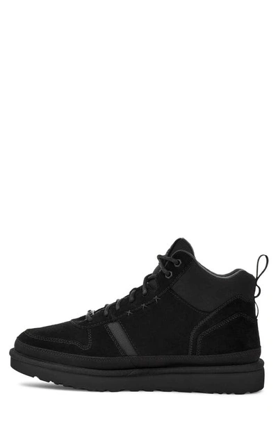 Ugg Highland High Top Heritage Hiking Boot In Black Suede