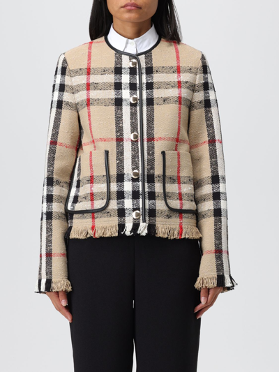 Burberry Jacket  Woman In Beige