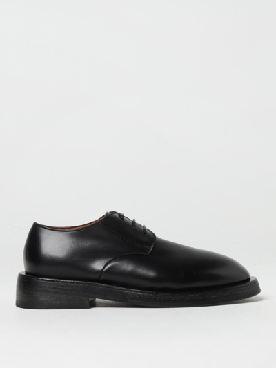 Shop Marsèll Marsell Mentone Derby In Leather In Black