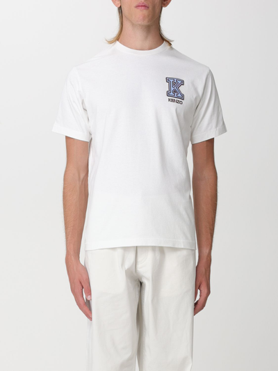 Shop Kenzo 'k. T-shirt Crest' In Cotton In White