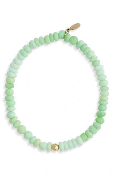 Shop Anzie Beaded Green Opal Stretch Bracelet