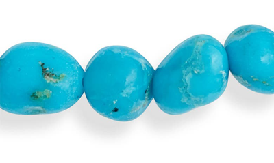 Anzie Boheme Turquoise Beaded Stretch Bracelet In Blue