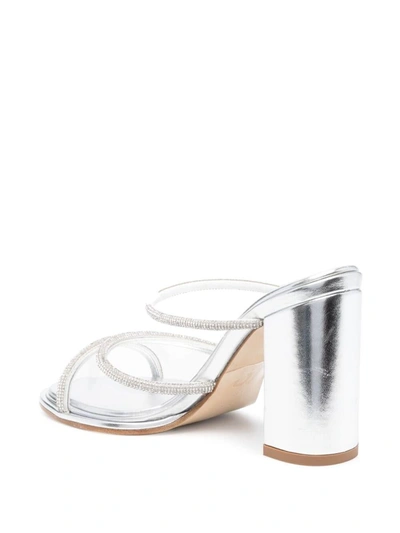 Shop Bettina Vermillon Sandals Silver
