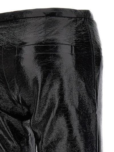 Shop Courrèges 'tube Vinyl' Pants In Black