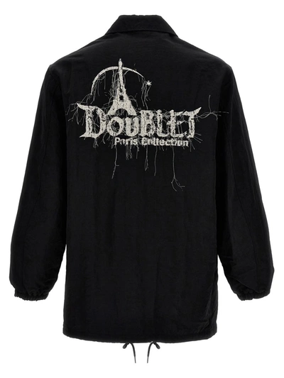 Shop Doublet 'doubland' Jacket In Black