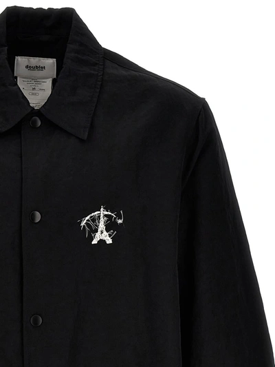 Shop Doublet 'doubland' Jacket In Black