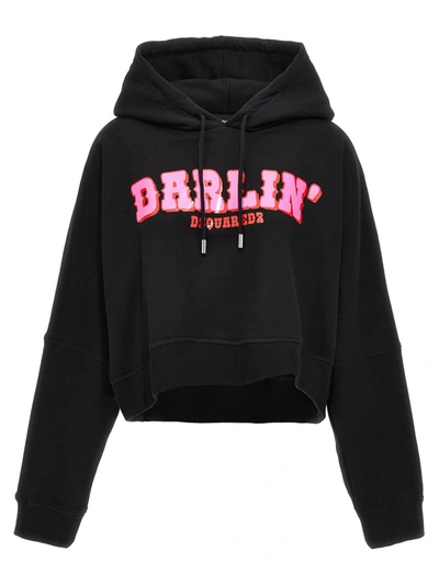 Shop Dsquared2 'onion' Hoodie In Black