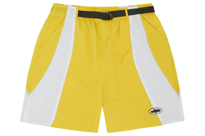 Pre-owned Corteiz Spring Shorts Yellow