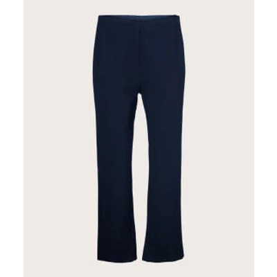 Shop Masai Navy Paba Trousers In Blue