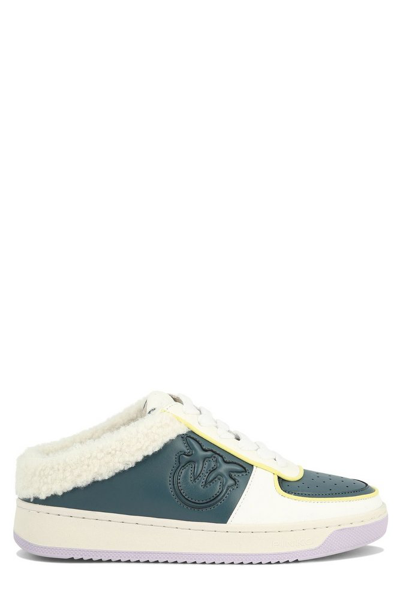 Shop Pinko Panelled Basketball Sneakers In Multi