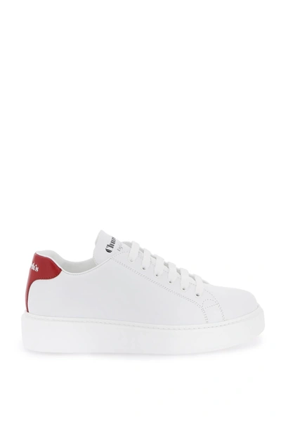 Shop Church's Leather Sneakers In White