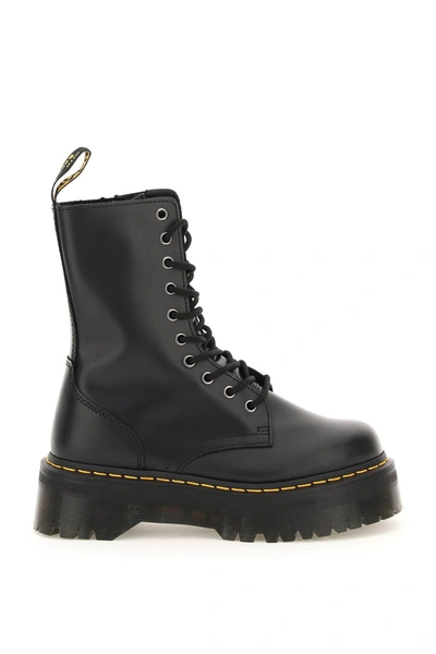 Shop Dr. Martens' 'jadon Hi' Lace-up Combat Boots In Black