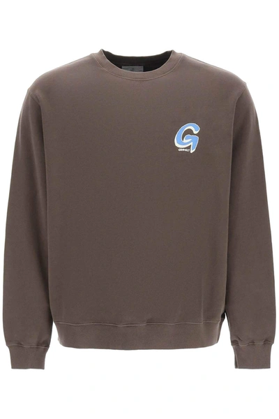 Shop Gramicci Big G-logo Sweatshirt In Grey