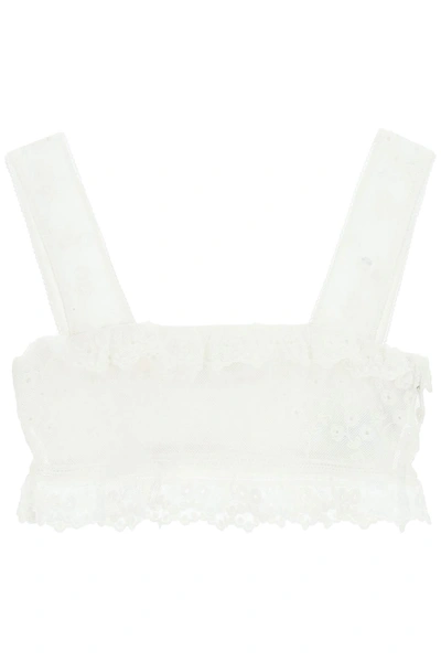 Shop Isabel Marant 'mecelia' Lace Top In White