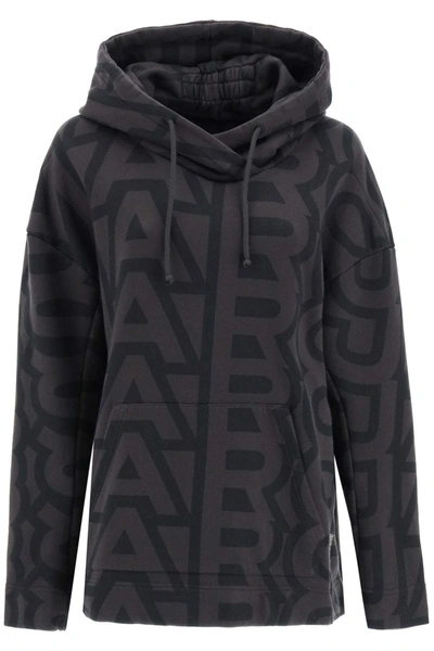 Shop Marc Jacobs 'the Monogram Oversized Hoodie' In Multicolor