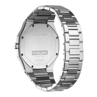 D1 Milano Watch Ultra Thin 34mm In Blue/silver