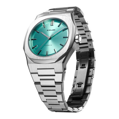 Shop D1 Milano Watch Automatico 36 Mm In Green/silver