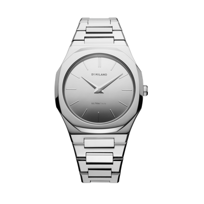 Shop D1 Milano Watch Ultra Thin 38mm In Silver