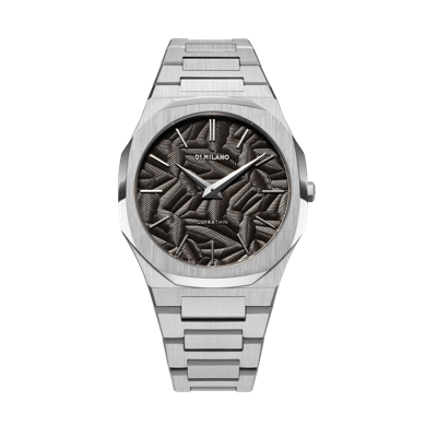 Shop D1 Milano Watch Ultra Thin 40mm In Silver