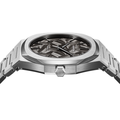 Shop D1 Milano Watch Ultra Thin 40mm In Silver