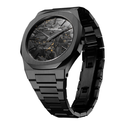 Shop D1 Milano Watch Ultra Thin 40mm In Gun Metal