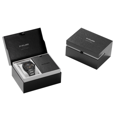 D1 Milano Watch Ultra Thin 40mm In Gun Metal