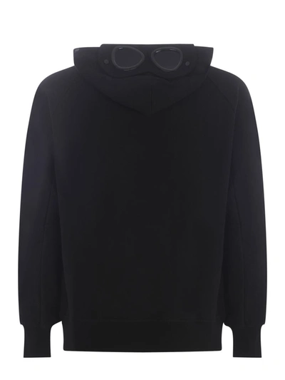 Shop C.p. Company Hoodie  In Black