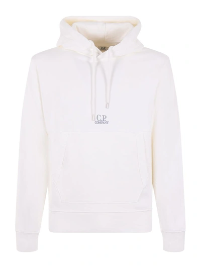 Shop C.p. Company Hoodie  In In White