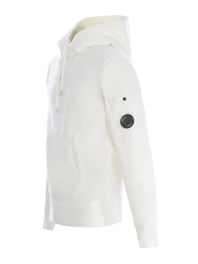 Shop C.p. Company Hoodie  In White