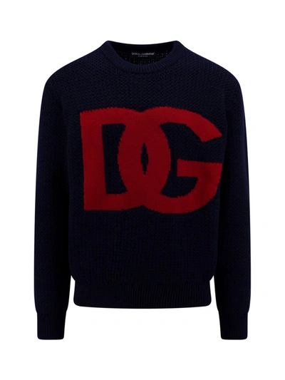 Shop Dolce & Gabbana Sweater In Blue