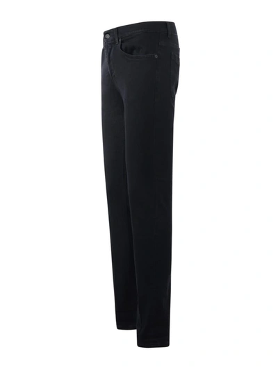 Dondup Belt-loop Jeans In Black
